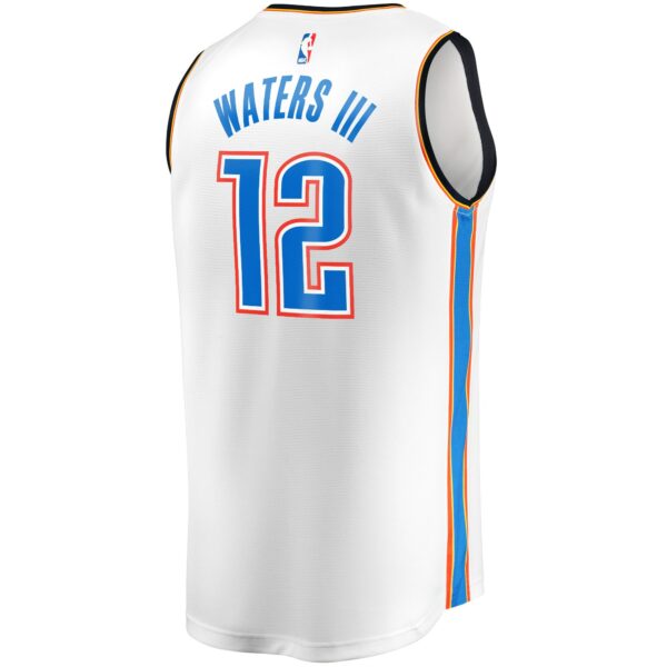 Lindy Waters III Oklahoma City Thunder Fanatics Fast Break Player Jersey - Association Edition - White - Image 4