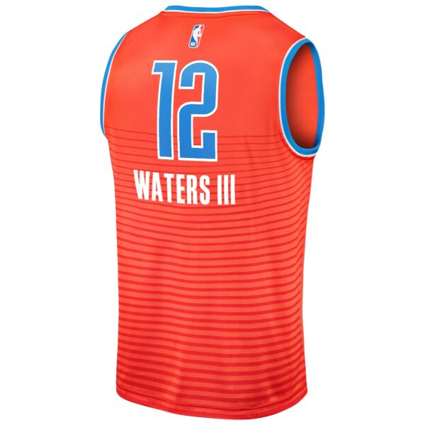 Lindy Waters III Oklahoma City Thunder Fanatics Fast Break Replica Player Jersey - Statement Edition - Orange - Image 4