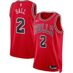 Lonzo Ball Chicago Bulls Nike Unisex Swingman Jersey - Icon Edition - Red