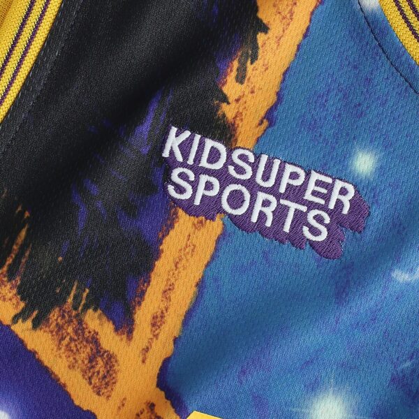 Los Angeles Lakers NBA & KidSuper Studios by Fanatics Unisex Hometown Jersey - Purple - Image 5