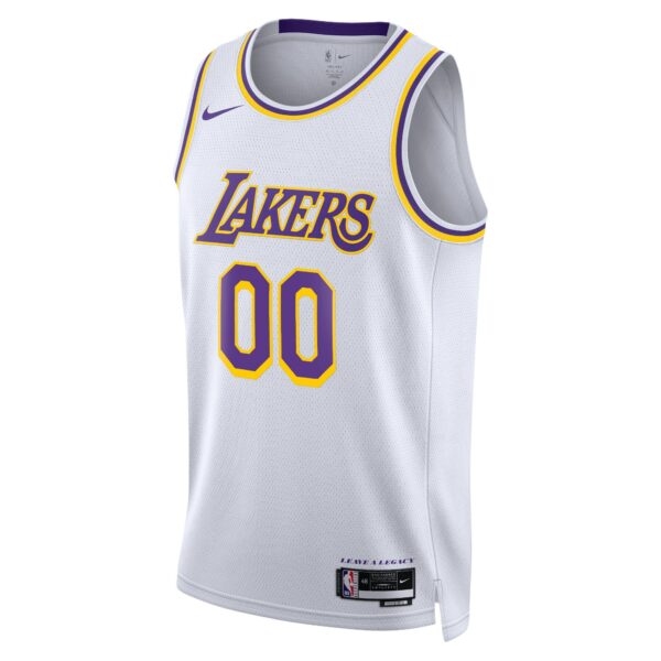 Los Angeles Lakers Nike Unisex Swingman Custom Jersey White - Association Edition - Image 3