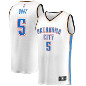 Luguentz Dort Oklahoma City Thunder Fanatics Fast Break Player Jersey - Association Edition - White