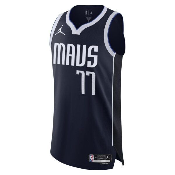 Luka Dončić Dallas Mavericks Jordan Brand Authentic Player Jersey - Statement Edition - Navy - Image 3