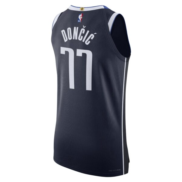 Luka Dončić Dallas Mavericks Jordan Brand Authentic Player Jersey - Statement Edition - Navy - Image 4