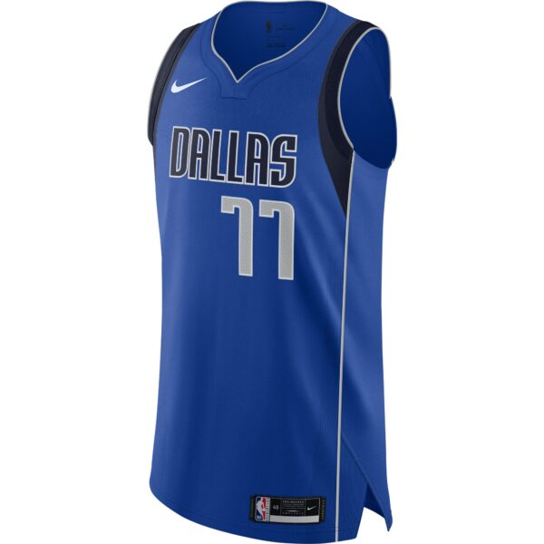 Luka Dončić Dallas Mavericks Nike Authentic Jersey - Icon Edition - Blue - Image 3