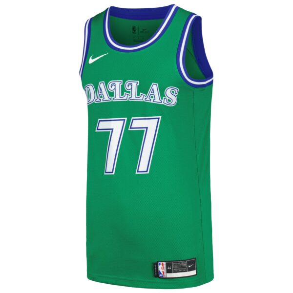 Luka Dončić Dallas Mavericks Nike Swingman Player Jersey - Classic Edition - Green - Image 3