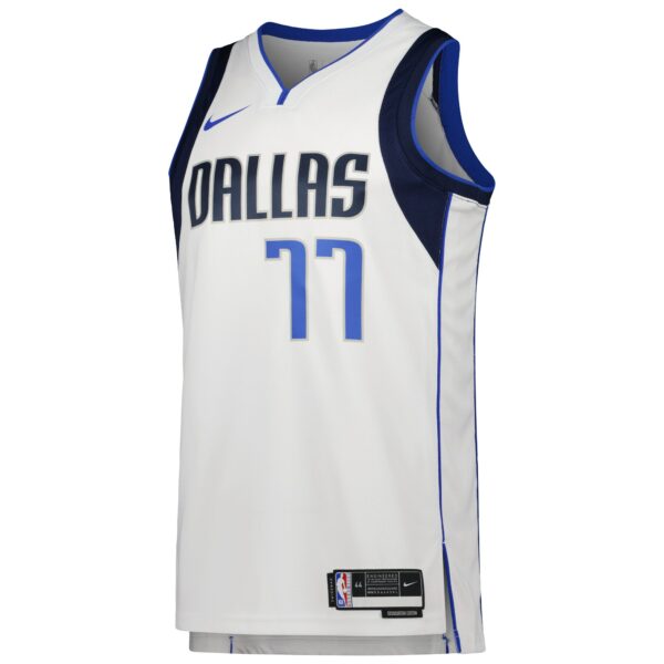 Luka Dončić Dallas Mavericks Nike Unisex Swingman Jersey - Association Edition - White - Image 3
