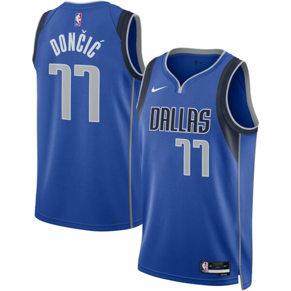 Luka Dončić Dallas Mavericks Nike Unisex Swingman Jersey - Icon Edition - Blue - Image 2