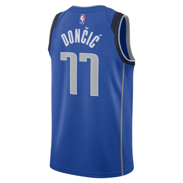 Luka Dončić Dallas Mavericks Nike Unisex Swingman Jersey - Icon Edition - Blue - Image 4