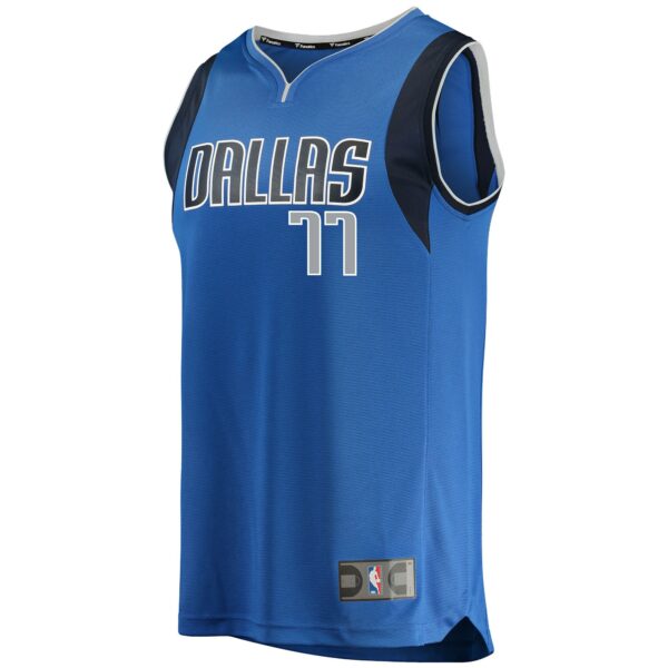 Luka Doncic Dallas Mavericks Fanatics Replica Fast Break Jersey Blue - Icon Edition - Image 3
