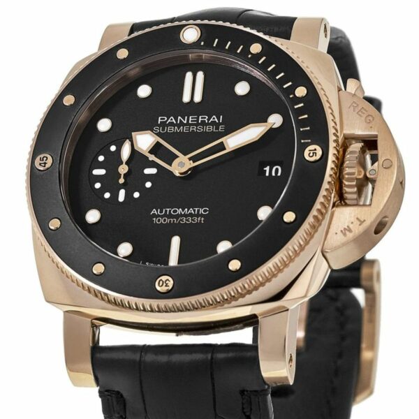 Luminor Submersible 42mm PAM974 VSF Rose Gold Black Dial OP XXXIV Watch - Image 3