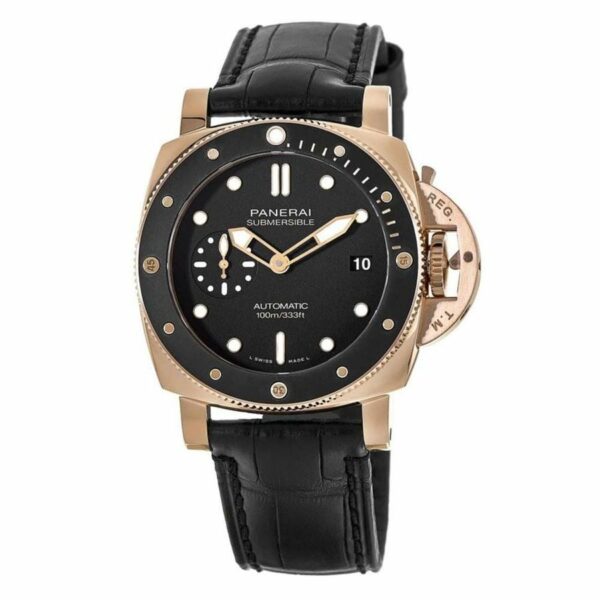 Luminor Submersible 42mm PAM974 VSF Rose Gold Black Dial OP XXXIV Watch