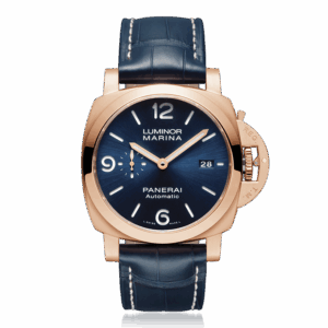 Luxury Panerai Luminor PAM1112 VSF Rose Gold Blue Dial P9010 Watch