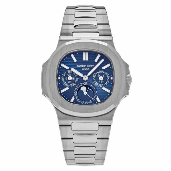 Luxury Patek Philippe Nautilus White Gold 5740-1G-001 With Blue Sunburst Dial Watch
