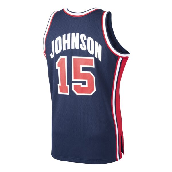 Magic Johnson USA Basketball Mitchell & Ness 1992 Dream Team Authentic Jersey - Navy - Image 4