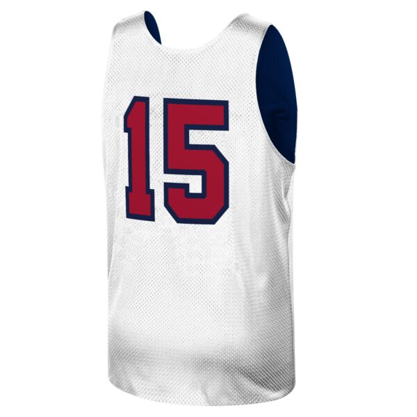 Magic Johnson USA Basketball Mitchell & Ness Training 1992 Dream Team Authentic Reversible Practice Jersey - Navy - Image 6