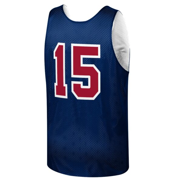 Magic Johnson USA Basketball Mitchell & Ness Training 1992 Dream Team Authentic Reversible Practice Jersey - Navy - Image 5
