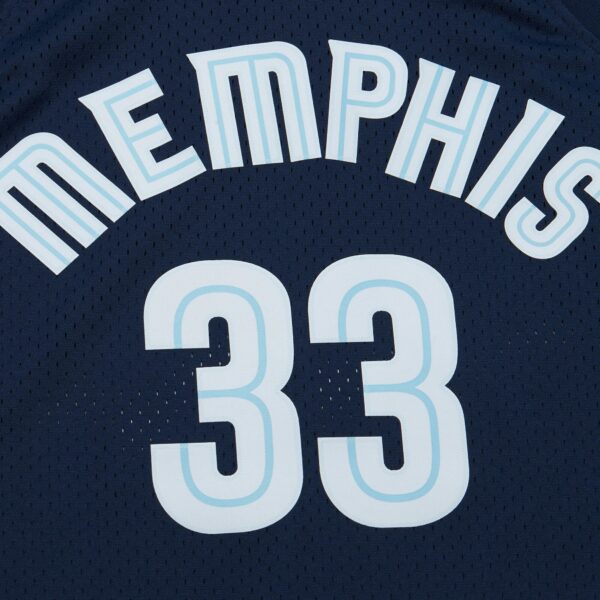 Marc Gasol Memphis Grizzlies Mitchell & Ness  2008/09 Hardwood Classics Swingman Throwback Jersey - Navy - Image 5
