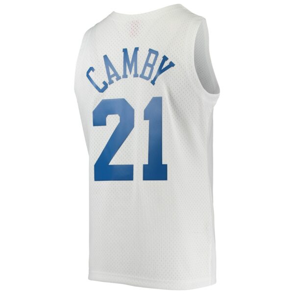 Marcus Camby Toronto Raptors Mitchell & Ness 1996/97 Hardwood Classics Swingman Jersey - White - Image 4