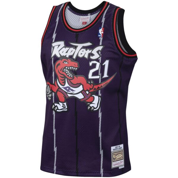 Marcus Camby Toronto Raptors Mitchell & Ness 2001/02 Hardwood Classics Swingman Jersey - Purple - Image 3