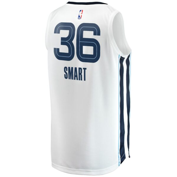 Marcus Smart Memphis Grizzlies Fanatics Youth Fast Break Player Jersey - Association Edition - White - Image 4