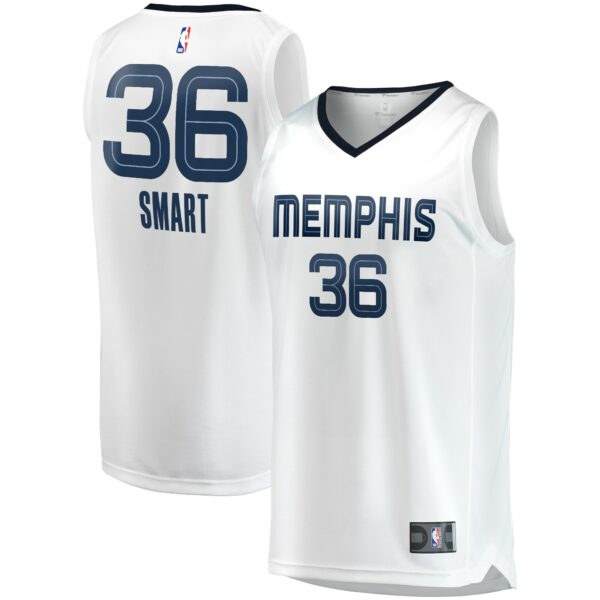 Marcus Smart Memphis Grizzlies Fanatics Youth Fast Break Player Jersey - Association Edition - White - Image 2