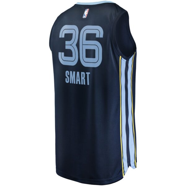 Marcus Smart Memphis Grizzlies Fanatics Youth Fast Break Player Jersey - Icon Edition - Navy - Image 4