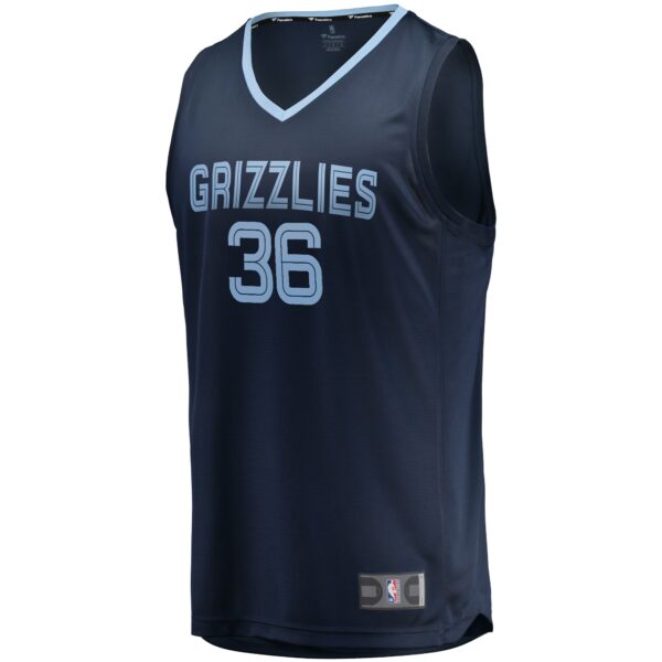 Marcus Smart Memphis Grizzlies Fanatics Youth Fast Break Player Jersey - Icon Edition - Navy - Image 3