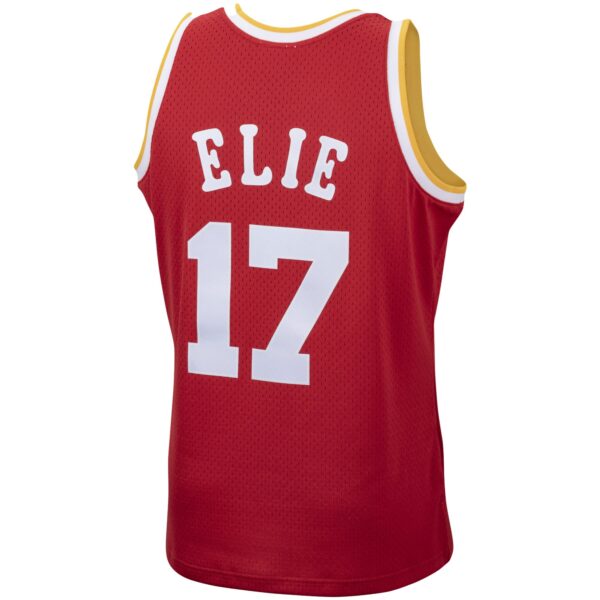 Mario Elie Houston Rockets Mitchell & Ness 1993/94 Hardwood Classics Swingman Jersey - Red - Image 4