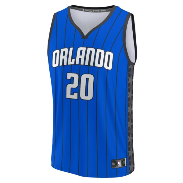 Markelle Fultz Orlando Magic Fanatics Fast Break Replica Player Jersey - Statement Edition - Blue - Image 3