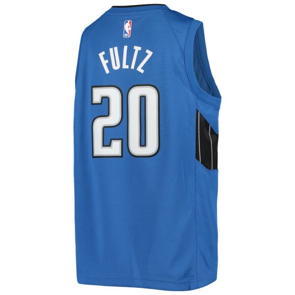 Markelle Fultz Orlando Magic Jordan Brand Youth 2020/21 Swingman Jersey - Statement Edition - Blue - Image 4
