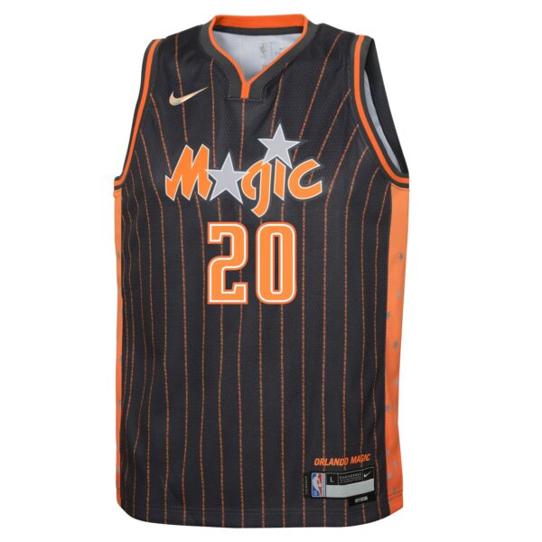 Markelle Fultz Orlando Magic Nike Youth Swingman Jersey - City Edition - Anthracite - Image 3
