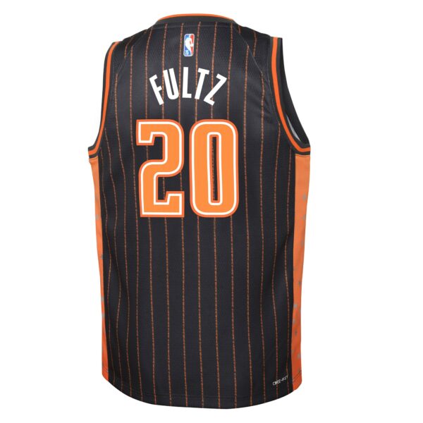 Markelle Fultz Orlando Magic Nike Youth Swingman Jersey - City Edition - Anthracite - Image 4
