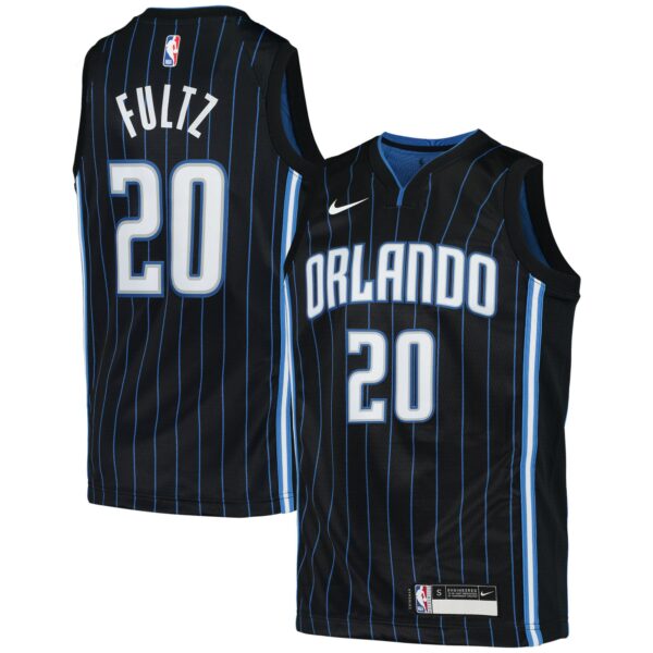 Markelle Fultz Orlando Magic Nike Youth Swingman Jersey - Icon Edition - Black - Image 2