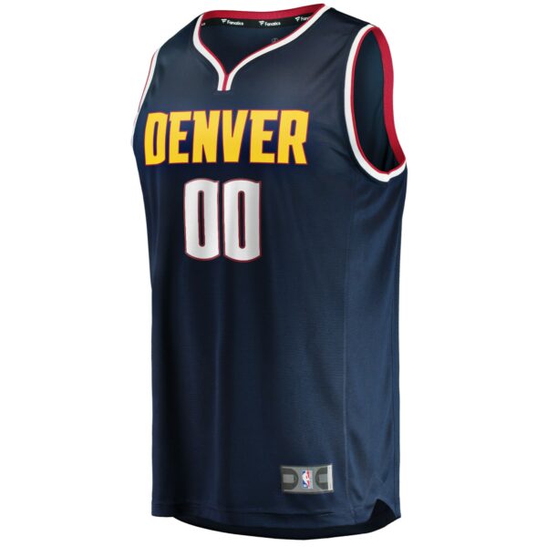 Markus Howard Denver Nuggets Fanatics 2021/22 Fast Break Replica Jersey - Icon Edition - Navy - Image 3