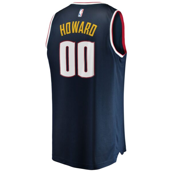 Markus Howard Denver Nuggets Fanatics 2021/22 Fast Break Replica Jersey - Icon Edition - Navy - Image 4
