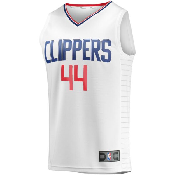 Mason Plumlee LA Clippers Fanatics Youth Fast Break Player Jersey - Association Edition - White - Image 3