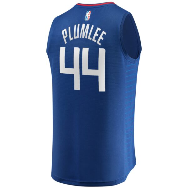 Mason Plumlee LA Clippers Fanatics Youth Fast Break Player Jersey - Icon Edition - Royal - Image 4