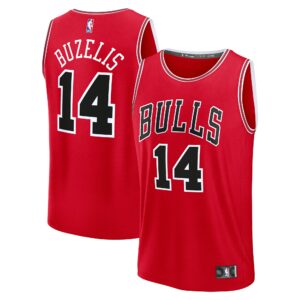 Matas Buzelis Chicago Bulls Fanatics Youth Fast Break Replica Player Jersey - Icon Edition - Red