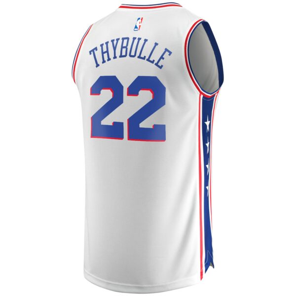 Matisse Thybulle Philadelphia 76ers Fanatics Fast Break Replica Jersey - Association Edition - White - Image 4