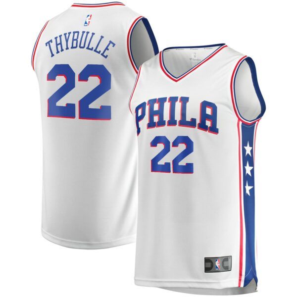 Matisse Thybulle Philadelphia 76ers Fanatics Fast Break Replica Jersey - Association Edition - White - Image 2