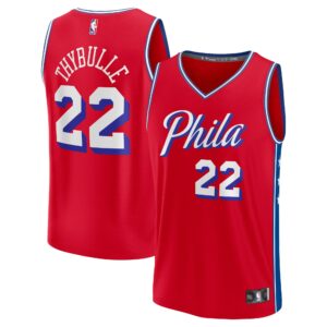 Matisse Thybulle Philadelphia 76ers Fanatics Fast Break Replica Player Jersey - Statement Edition - Red