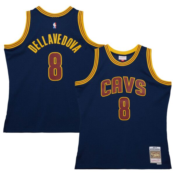 Matthew Dellavedova Cleveland Cavaliers Mitchell & Ness 2015/16 Hardwood Classics Swingman Jersey - Navy - Image 2