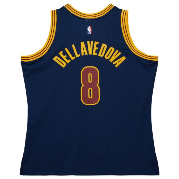 Matthew Dellavedova Cleveland Cavaliers Mitchell & Ness 2015/16 Hardwood Classics Swingman Jersey - Navy - Image 4