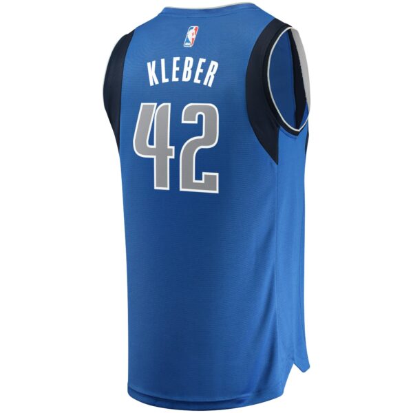 Maxi Kleber Dallas Mavericks Fanatics Fast Break Replica Team Color Player Jersey Blue - Icon Edition - Image 4