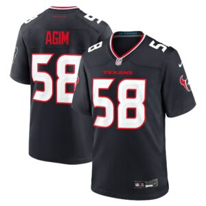 McTelvin Agim Houston Texans Nike Team Game Jersey -  Navy