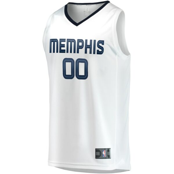 Memphis Grizzlies Fanatics Youth Fast Break Replica Custom Jersey - Association Edition - White - Image 3