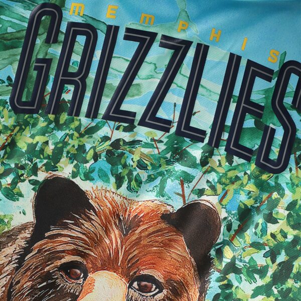 Memphis Grizzlies NBA & KidSuper Studios by Fanatics Unisex Hometown Jersey - Teal - Image 7