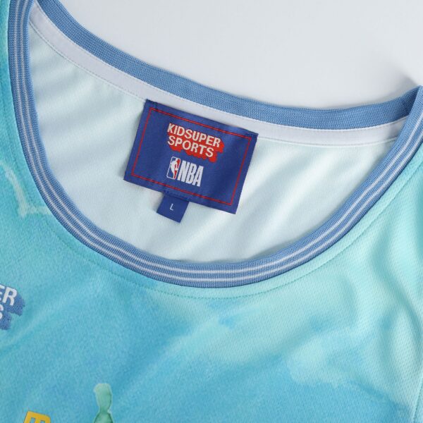 Memphis Grizzlies NBA & KidSuper Studios by Fanatics Unisex Hometown Jersey - Teal - Image 6