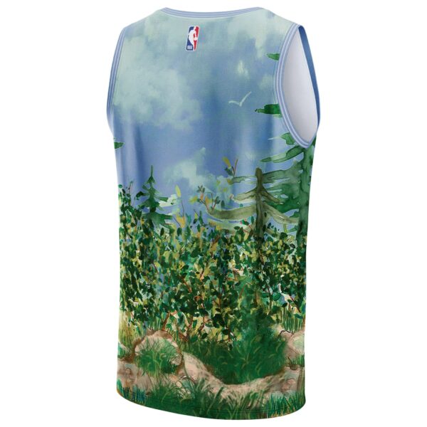 Memphis Grizzlies NBA & KidSuper Studios by Fanatics Unisex Hometown Jersey - Teal - Image 4